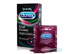 Презервативы DUREX Dual Extase рельефные с анестетиком  12